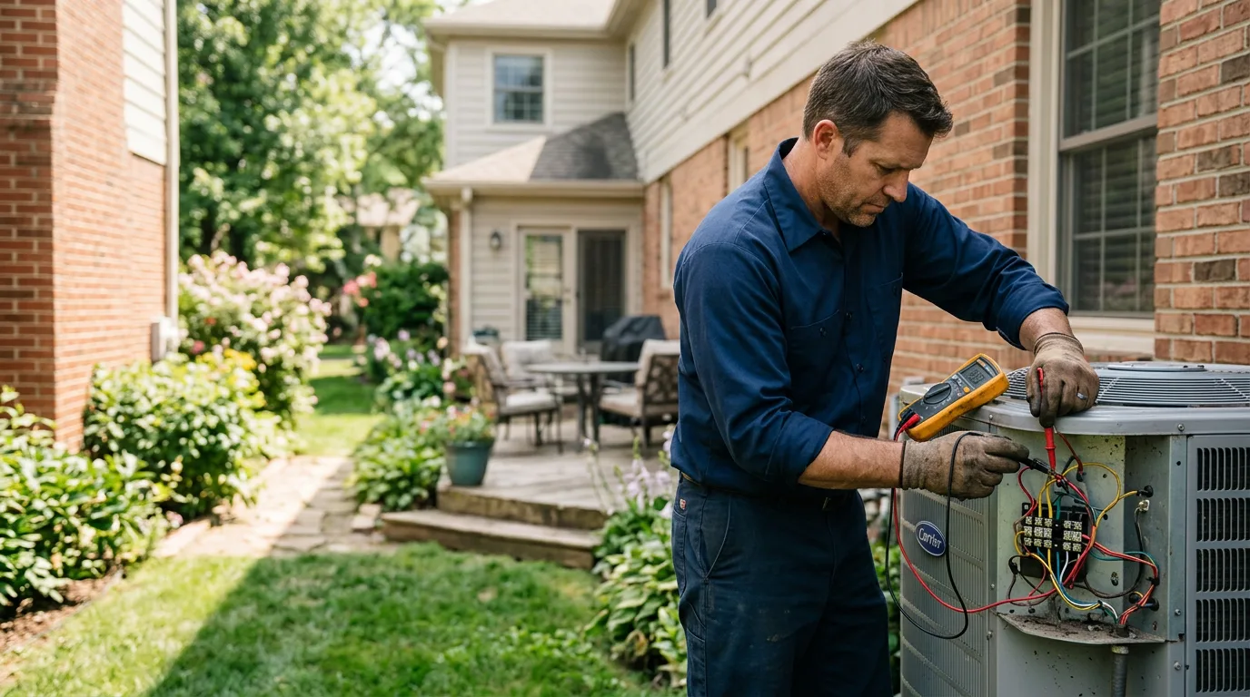 HVAC technician working near Dodson, LA